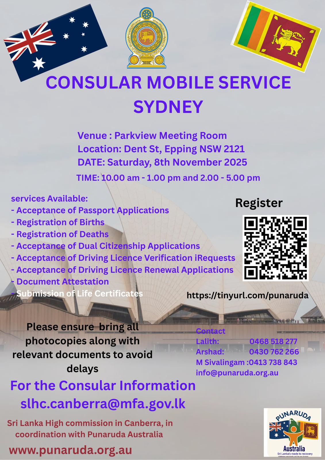 Consular Service Poster